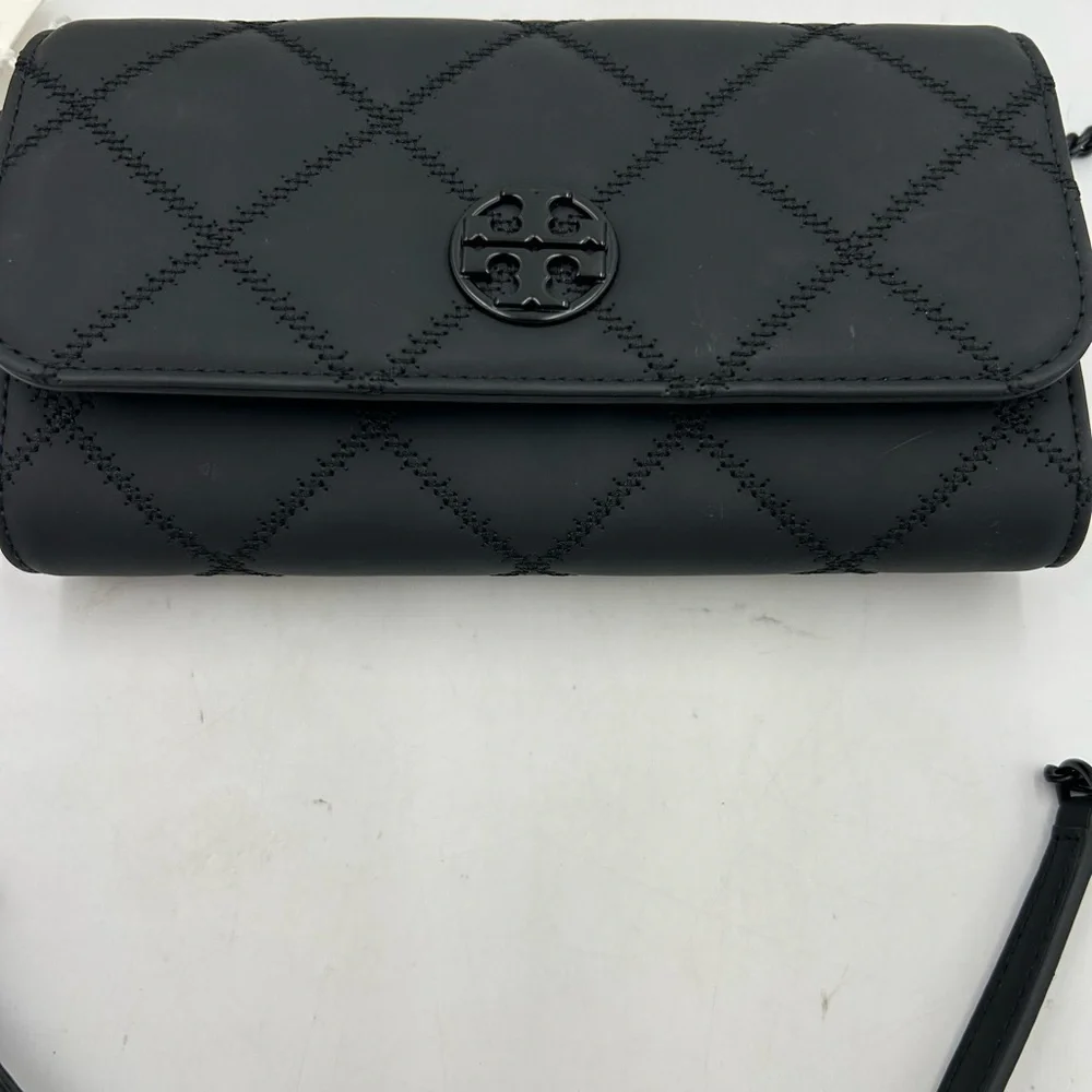Women's Tory Burch matte chain wallet Crossbody NWT